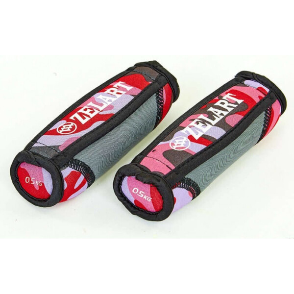 

Гантели для фитнеса с мягкими накладками Zelart FI-5730-1 Red
