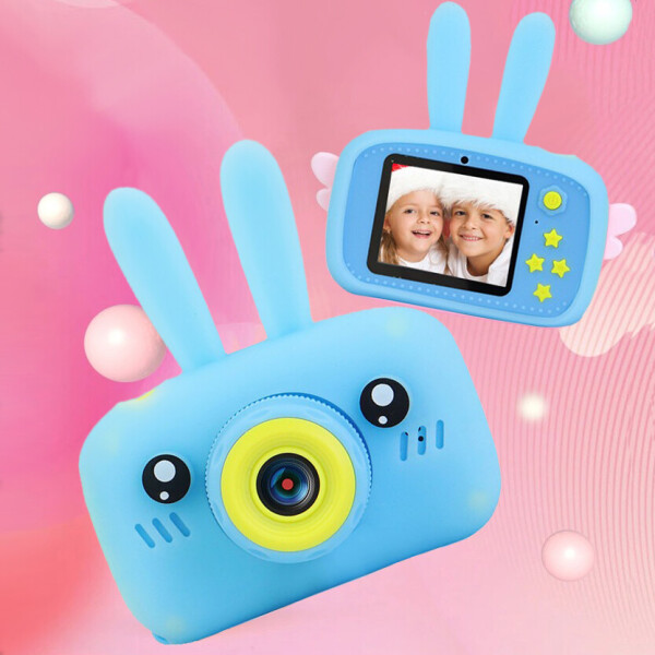 

Детская Фотокамера Kids Funny Camera 3.0 Pro Противоударный Фотоаппарат 12 Mpx Full HD 1920x1080P фото и видео съемка Синий