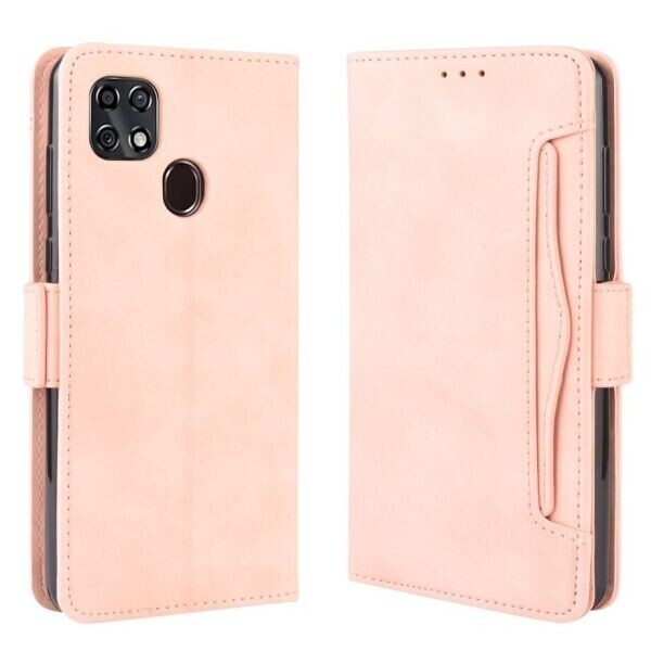 

Чехол-книжка Deexe Wallet Stand для ZTE Blade 20 - Pink