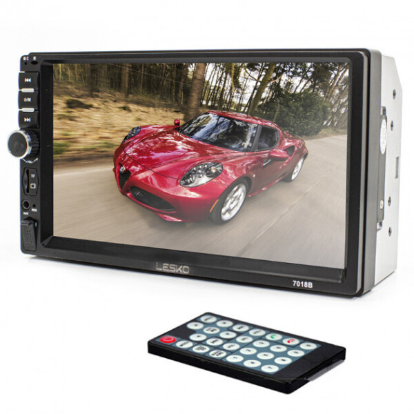 

Автомагнитола Lesko 7018B WinCE 2DIN 7" сенсорный экран Bluetooth с пультом управления