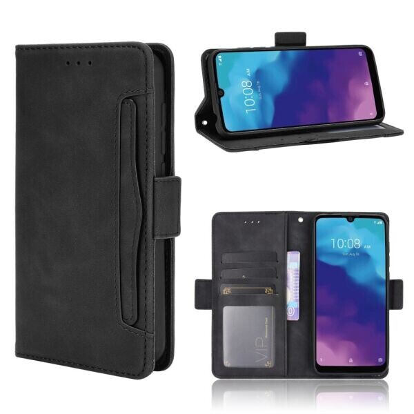 

Чехол Deexe Wallet Stand для ZTE Blade A7 (2020) - Black