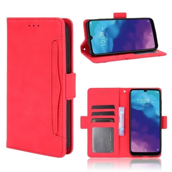 

Чехол Deexe Wallet Stand для ZTE Blade A7 (2020) - Rose