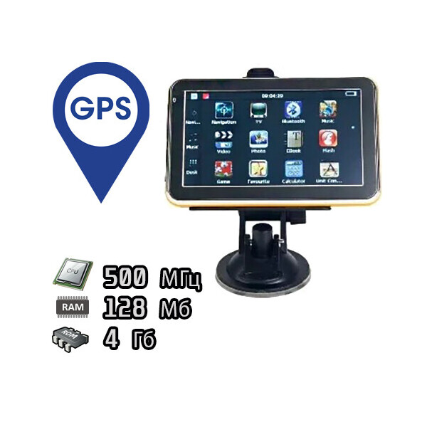 Акція на Автомобильный GPS навигатор GoNav 911BT c 5" сенсорным экраном 4GB поддержка microSD 8GB від Allo UA