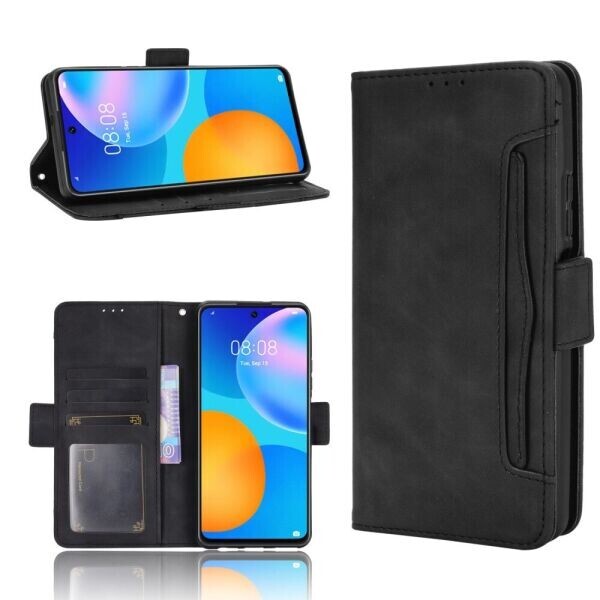 

Чехол Deexe Wallet Stand для Huawei P Smart 2021 - Black