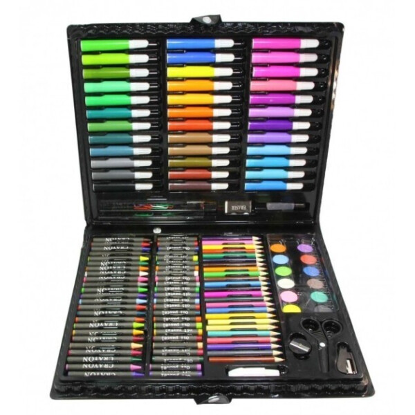 

Детский набор для рисования BEST Арт-набор на 150 в чемодане для детского творчества Черный