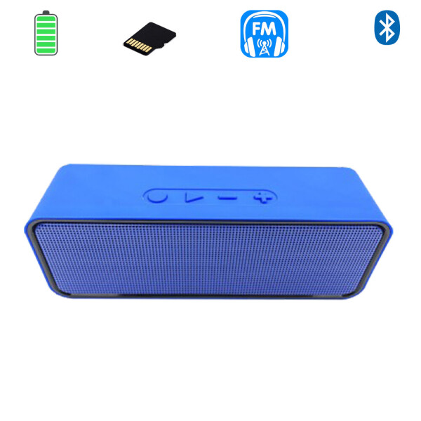 

Портативная колонка с FM приёмником Bluetooth Ukc LC038 Синий