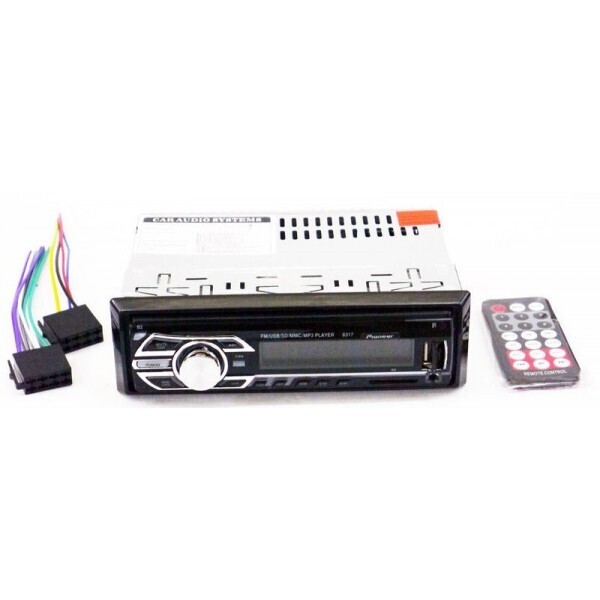 

Автомагнитола 6317 мульти подсветка Usb RGB Fm Aux пульт 1 din