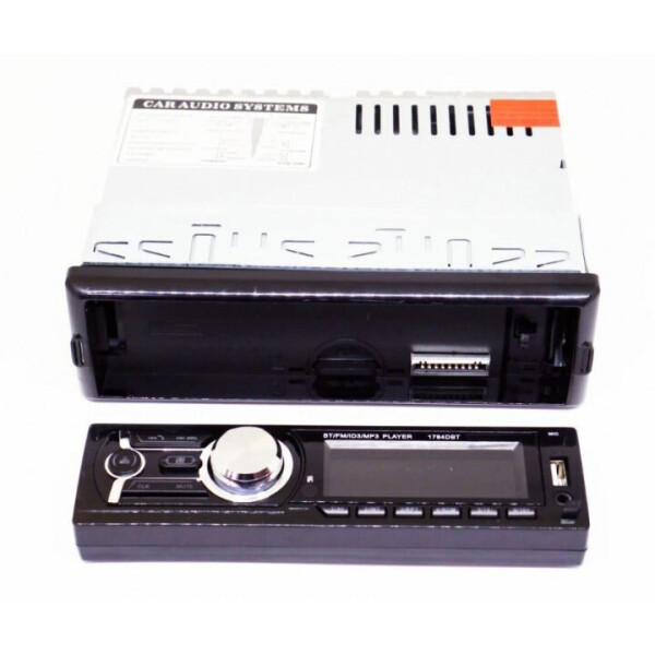 

Автомагнитола 1DIN MP3 1784DBT 1USB 2USB-зарядка TF card bluetooth съёмная панель