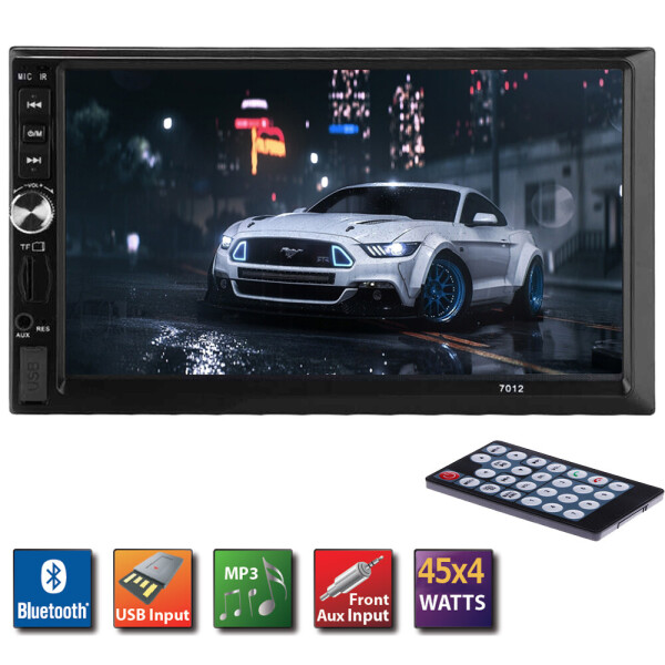 

Автомагнитола MP5 плеер Cml-play 7012 Long серной экран 7" рамкой 2DIN и с пультом ДУ