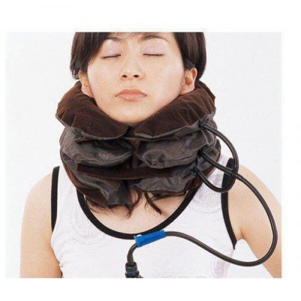 

Tractors For Cervical Spine, Надувная подушка для шеи с насосом, ортопедический воротник при остеохондрозе Brown