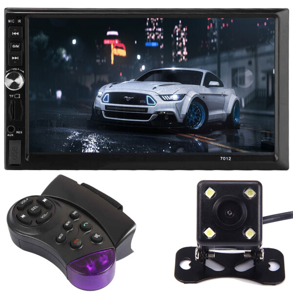 

Автомагнитола MP5 плеер Cml-play 7012 Long серной экран 7" рамкой 2DIN + пульт на руль + камера заднего вида