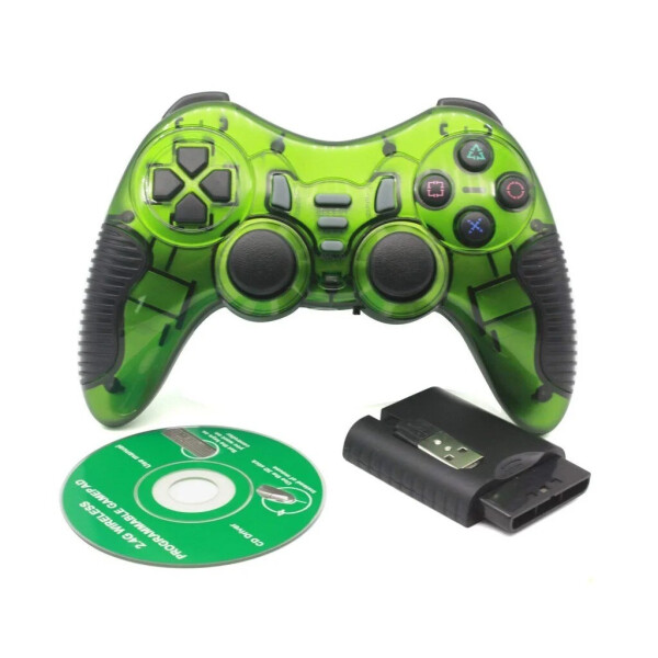 

Беспроводной Джойстик 6 в 1 геймпад для ПК/PS2/PS3/PC360/ANDROID TV/WIN10 вибро ЗЕЛЁНЫЙ