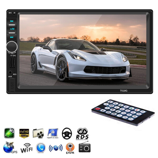 

Автомагнитола Lesko 7018G GPS 2 DIN короткая с 7 дюймовым сенсорным экраном
