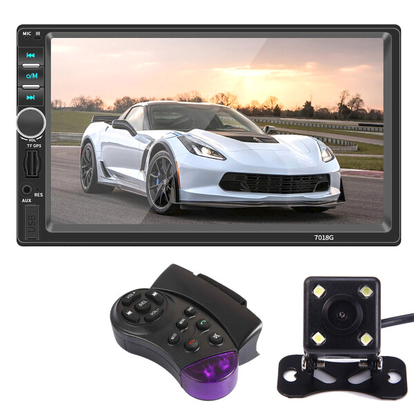 

Автомагнитола Lesko 7018G GPS 2 DIN короткая с 7 дюймовым сенсорным экраном+камера заднего хода+пульт на руль