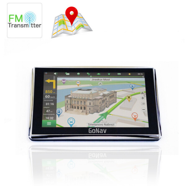 Акція на Автомобильный GPS навигатор 5" экран GoNav 516 память 8Gb FM трансмиттер и карты IGO + Navitel + CityGuide від Allo UA