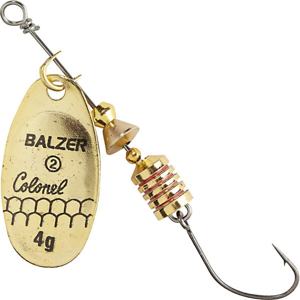 

Блесна-вертушка Balzer Colonel Z Single Hook золото 3гр. (13091 003)