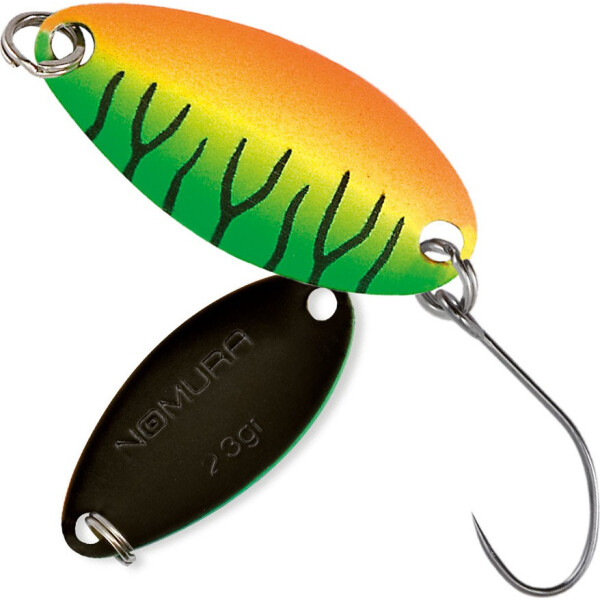 

Блесна-колебалка Nomura Isei Sue Spoon 2,3гр. Tiger Green Orange (NM46270723)