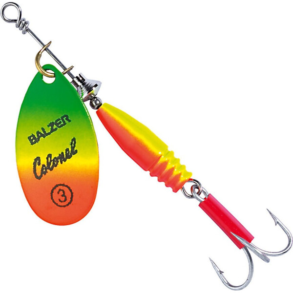 

Блесна-вертушка Balzer Colonel Classic Red/Green/Yellow 3гр. (13062 003)