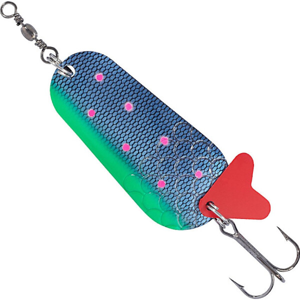 

Блесна-колебалка Balzer Colonel Classsic Curvy Spoon UV Green/Violet 30гр. (13249 030)
