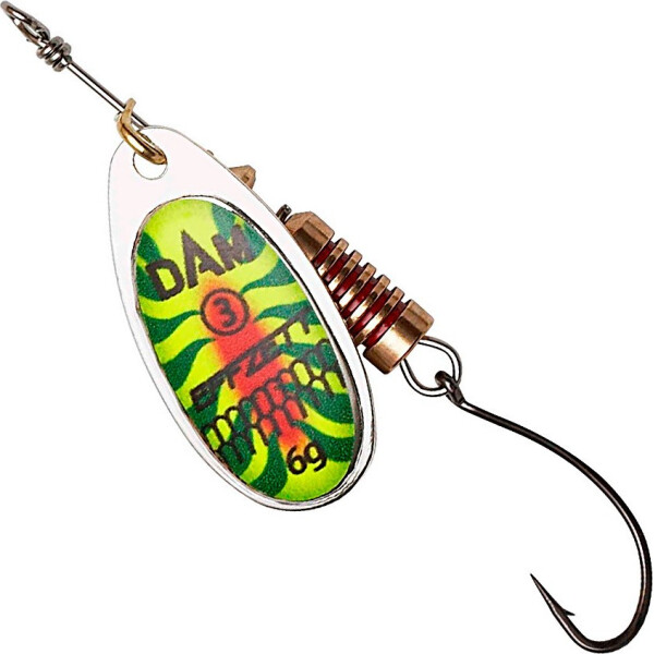 

Блесна-вертушка DAM Effzett Natural With Single Hook 6гр (firetiger) (60623)