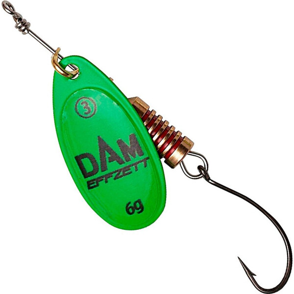 

Блесна-вертушка DAM Effzett Natural With Single Hook 6гр (green) (60622)