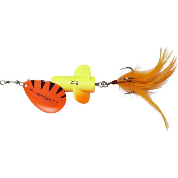 

Блесна-вертушка DAM Effzett Rattlin' Spinner 11см 18гр (Fluo yellow/orange) (60211)
