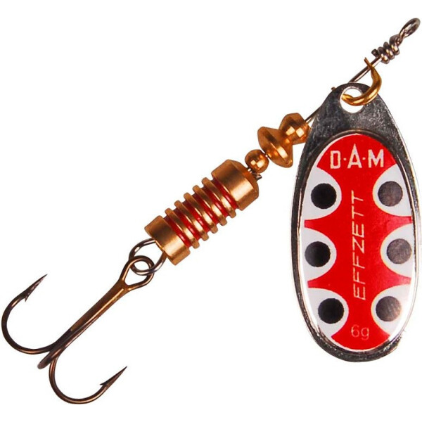

Блесна-вертушка DAM Effzett Standart Silver Black Dot 3гр (5131401)