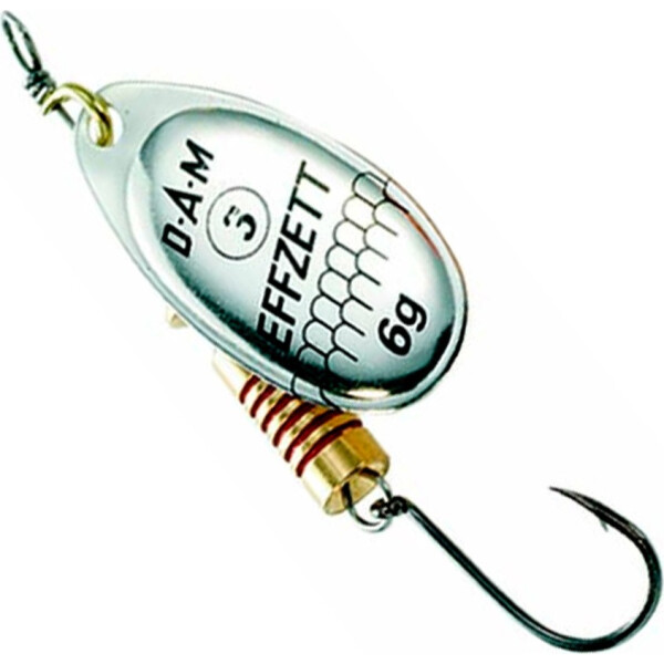 

Блесна-вертушка DAM Effzett Standart With Single Hook 3гр (silver) (5120401)