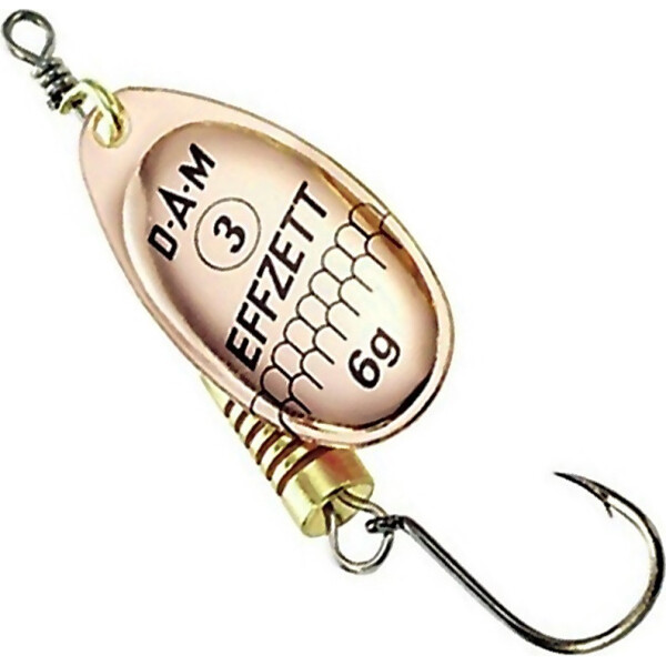 

Блесна-вертушка DAM Effzett Standart With Single Hook 6гр (copper) (5120603)