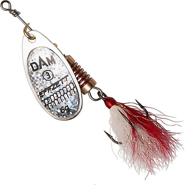 

Блесна-вертушка DAM Effzett Standart с бородкой 10гр (reflex silver) (60557)