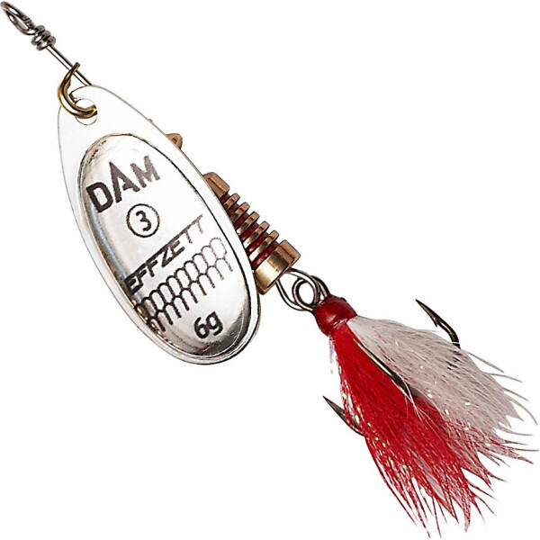 

Блесна-вертушка DAM Effzett Standart с бородкой 12гр (silver) (60560)