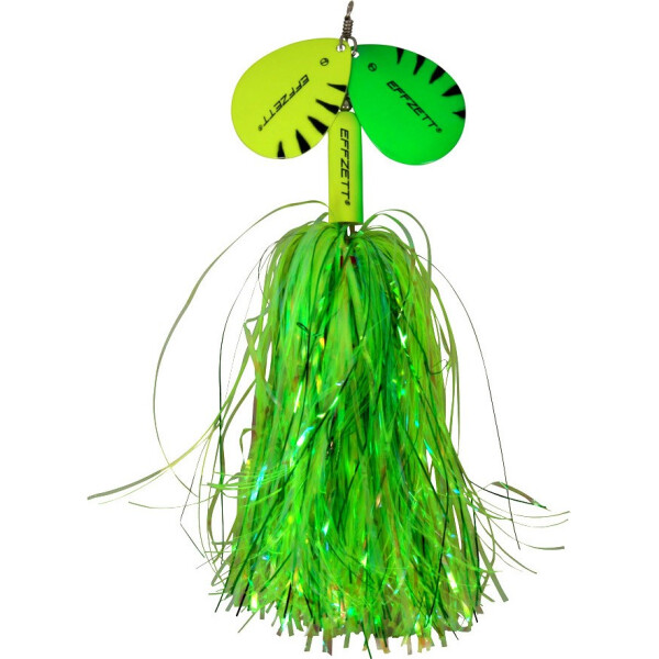 

Блесна-вертушка с двумя лепестками DAM Effzett Pike Rattlin' Spinner 40гр (Fluo yellow/green) (52722)