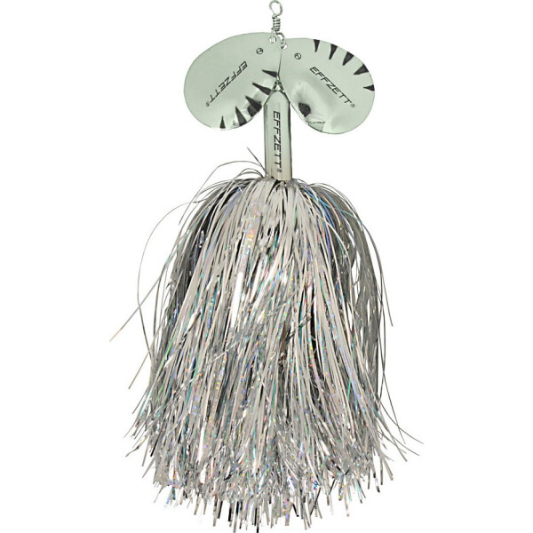 

Блесна-вертушка с двумя лепестками DAM Effzett Pike Rattlin' Spinner 40гр (Silver) (52727)