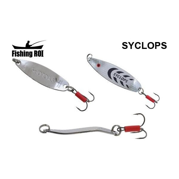 

Блесна Fishing Roi Syclops 17гр. 8см. цвет-022 (Silver Black) (SF0401-17-022)