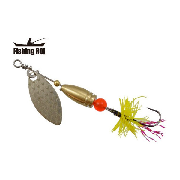 

Блесна-вертушка Fishing Roi Teeny Spoon 2,6гр. цвет-001 Fly Yellow (96-26-001-Y)