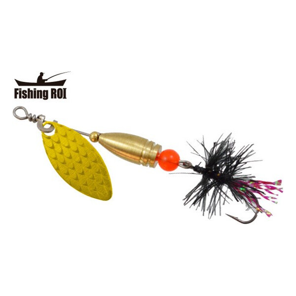 

Блесна-вертушка Fishing Roi Teeny Spoon 2,6гр. цвет-002 Fly Black (95-26-002-B)