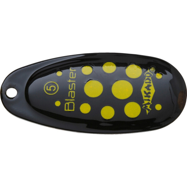 

Блесна-вертушка Mikado Blaster № 3 6гр silver/21 (silver/black/yellow dots) (PMB-OBL-3S-21)