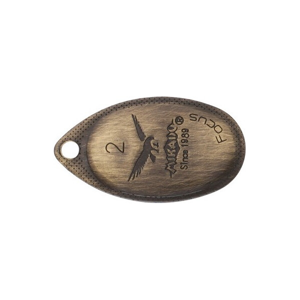 

Блесна-вертушка Mikado Focus № 1 3гр old gold (PMB-OFO-1-OZ)