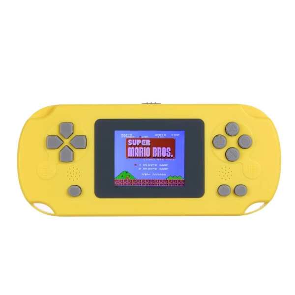 

Игровая портативная консоль приставка UKC Mini Game 268в1 игр Dendy, SEGA (денди сега) 8bit. Желтая