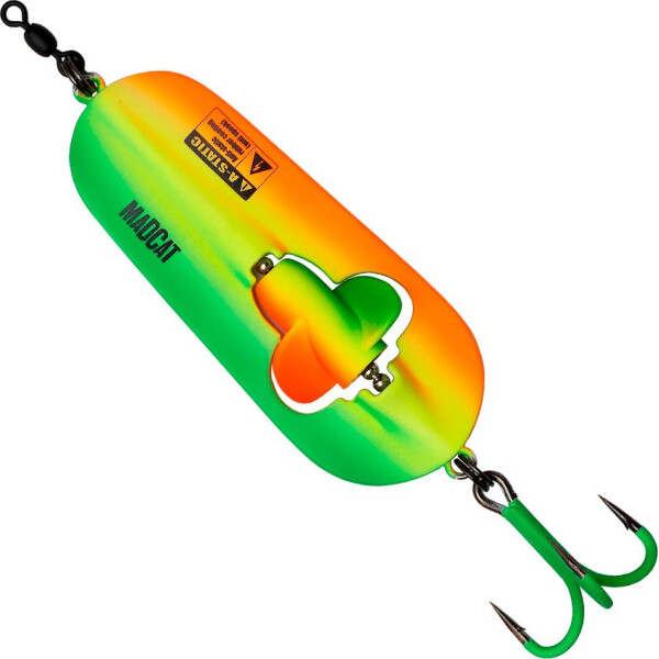 

Блесна-колебалка DAM MADCAT A-STATIC Rattlin Spoon 110гр (firetiger) (60052)