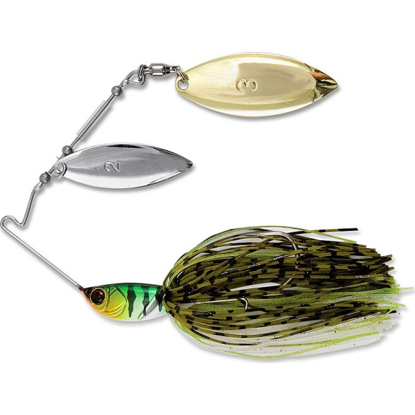 

Спиннербейт Nomura Double Spinnerbait 15гр цвет-715 (Dark and Light Green) (NM69371514)