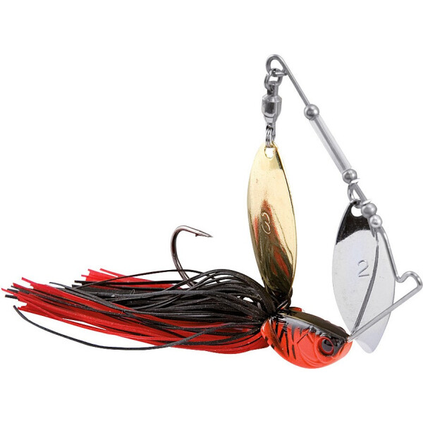 

Спиннербейт Nomura Double Spinnerbait 15гр цвет-718 (Black-Red) (NM69371814)