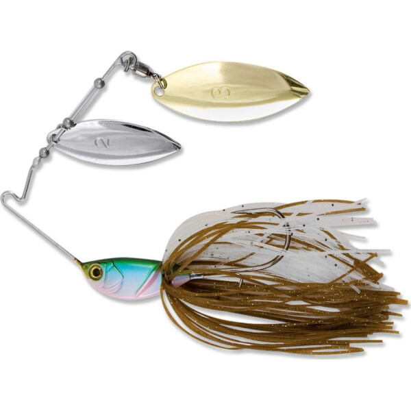 

Спиннербейт Nomura Double Spinnerbait 15гр цвет-719 (Brown-White) (NM69371914)