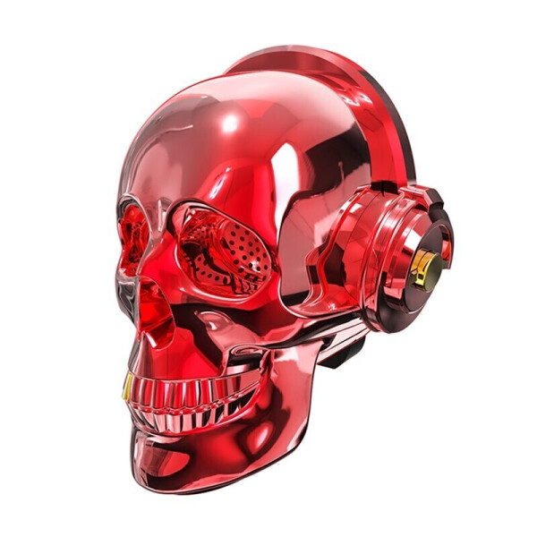 

Беспроводная Колонка череп EL-Oneder-V7 Bluetooth красная