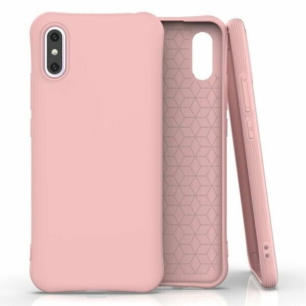 

Силиконовый (TPU) чехол Deexe Matte Case для Xiaomi Redmi 9A - Pink