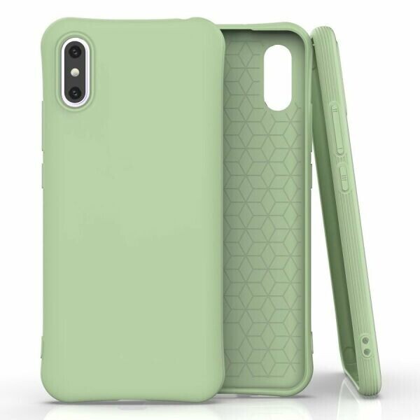 

Силиконовый (TPU) чехол Deexe Matte Case для Xiaomi Redmi 9A - Green