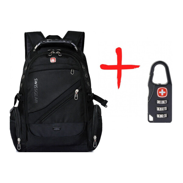 

Стильный рюкзак Swiss Bag UTM 8810 с замком Black