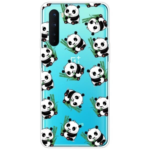

Силиконовый (TPU) чехол Deexe Pretty Glossy для OnePlus Nord - Cute Panda