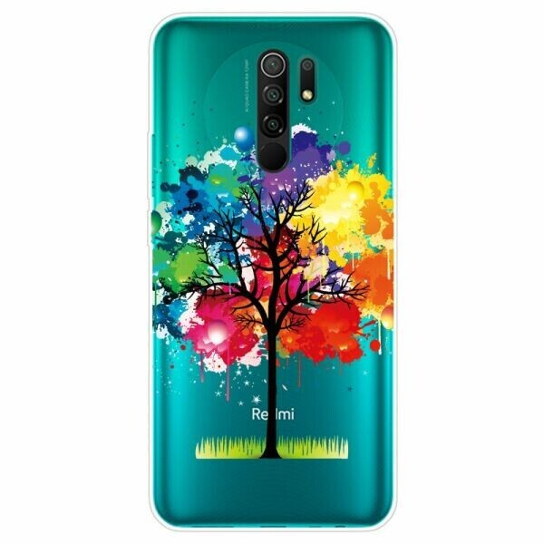 

Силиконовый (TPU) чехол Deexe Pretty Glossy для Xiaomi Redmi 9 - Colorized Tree
