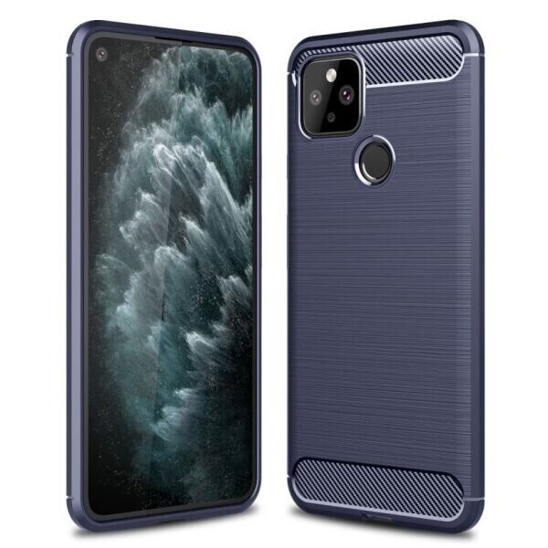 

Защитный чехол UniCase Carbon для Google Pixel 5 - Dark Blue